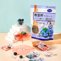 达口乐 奇亚籽果冻0脂肪0色素0蔗糖(蓝莓 水蜜桃 )随机