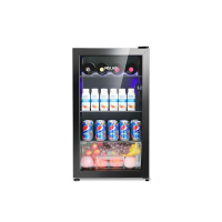 美菱 (MELING)120升立式家用冰吧 冷藏保鲜迷你展示柜 茶叶水果护肤品小型冰柜SC-120