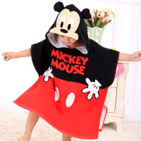 迪士尼(DISNEY) 卡通头连帽纱布浴巾斗篷-MM809BT 米奇