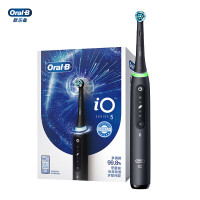 博朗Oral B 欧乐B iO5小圆头云感刷微震科技充电式 [智能清洁]曜石黑(刷头*2)