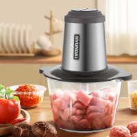 HYUNDAI 韩国现代 绞肉机打肉机 浅啡色 1.8L