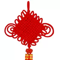 JUNXU 春节装饰品室内布置过年挂件 中国结 1.5公分8盘不配球