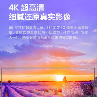 小米电视 A65 65英寸4K HDR超高清 立体声澎湃音效 智能网络教育电视L65R6-A红米 Redmi 电视