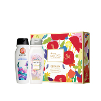 爱敬(Aekyung) 尊贵顺滑手礼B (洗发露200ml+沐浴露200ml)