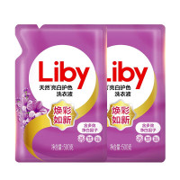 立白天然亮白护色洗衣液 持久留香高级香氛 焕彩如新500g袋装[js] 500g*2袋