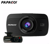 趴趴狗(PAPAGO!)行车记录仪 D5 4K高清夜视停车监控记录仪 前后双录(无卡)