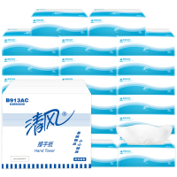 清风 三折擦手纸 20包/箱