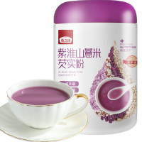 燕之坊紫淮山薏米粉芡实粉紫淮山片燕麦粉营养早餐代餐饱腹食品500g/罐