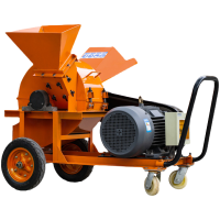 JUNXU 大型木材粉碎机 粉碎机+电机11kw