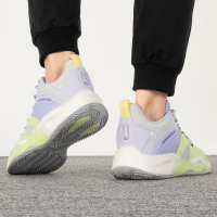 特步 男篮球鞋 878419120006果冻绿/雪青紫