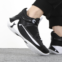 特步 男篮球鞋 878419120019黑/木炭灰