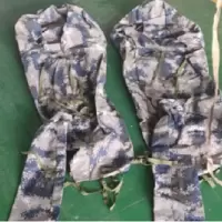 鲁谦 迷彩飞机起落架迷彩罩布机轮迷彩罩布一套三件迷彩篷布(含前机轮左机轮和右机轮)