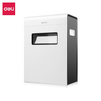 得力(deli) 9921 4级保密碎纸机平板系列办公碎纸机 白色