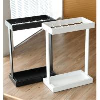 雨中亿 铁艺雨伞架 落地式雨伞放置收纳架60*24*63cm