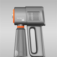 利得 宏鼎智创 HD-05便携蓝光喷雾机纳米雾化器手持电动消毒枪喷雾器 灰色**