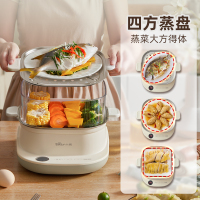 小熊(bear) 电蒸锅 DZG-C60T7 多功能早餐包子电热煮锅 6L