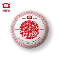 大益兔年生肖古树茶2011年宝兔迎财101批次普洱茶生茶饼357克兔饼