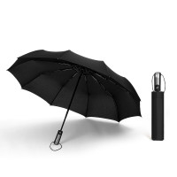 NBYL 雨伞 加固晴雨伞折叠防风男女款 黑色