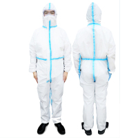 福同泽一次性防护服PE腹膜无纺布热封胶条灭菌型50套/箱起订