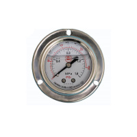 无锡特种 耐震压力表 Φ60 M20×1.5 0-40MPa 轴向前边盘装 1块 单位:块