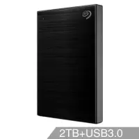 希捷(Seagate) 移动硬盘 铭系列 2TB 加密 USB3.0 2.5英寸 金属外观兼容Mac 黑