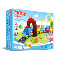 NUBY 字母火车 拼装拼插大颗粒积木玩具(LX)