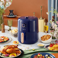 小熊(Bear)空气炸锅 家用无油烟低脂3.5L大容量全自动智能多功能炸薯条机煎炸 QZG-B14D1