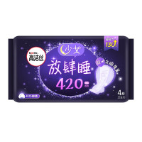 夜用放肆睡防侧漏卫生巾4片R