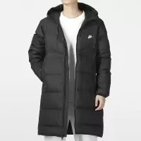 Nike耐克男2022冬季新款运动休闲连帽中长款外套羽绒服DV1134-010