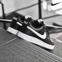 耐克(NIKE)男鞋板鞋 2022秋冬季新款运动鞋低帮时尚潮流休闲鞋板鞋男 DH2987-001/黑色白勾/店长 39