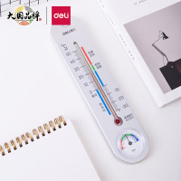 得力(deli) 9013 经典挂壁式室内温度计 个性化提示温湿度计 办公用品 (SL)单位:个