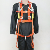 晨光高空作业安全带建筑工地多用途全身五点式厂家国标安全带