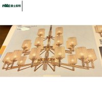 雷士照明 LED全铜吊灯12+8+4个光源 3层 8w/ 个 含光源