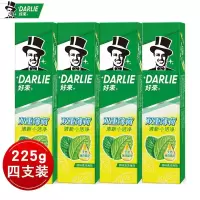 DARLIE好来(原黑人)牙膏 双重薄荷 225g*4 四支装 家庭用套装 清新口气 含氟