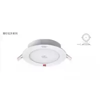 红外人体感应筒灯 6037 6寸