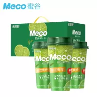 香飘飘奶茶新升级Meco蜜谷果汁茶泰式青柠口味400ml*15杯整箱装 AJ0801