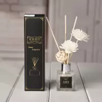 杭普 朗芬 无火香薰香薰瓶藤条干花持久空气清新 蓝风铃+小苍兰+香格里拉50ML*3**