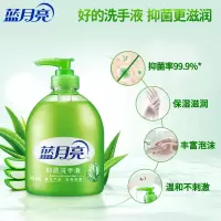 蓝月亮 洗手液芦荟抑菌 洗手液 滋润抑菌家用清洁洗手液 500g*12瓶