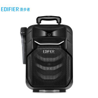 漫步者(EDIFIER)A3-8 8英寸专业移动多媒体音响 广场舞音响 蓝牙拉杆音箱 户外音响 会议音响 黑色A3-8