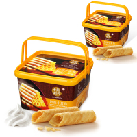 十月初五 奶油小蛋卷240g*2盒(储物盒)休闲食品糕点礼盒