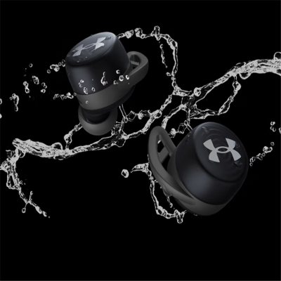 JBL UA Streak黑色 无线运动耳机 蓝牙耳机 真无线耳机 防水防汗 苹果华为小米安卓通用耳机 单个价