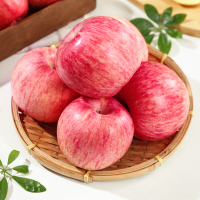 鲜丰水果 正宗山东烟台红富士精品苹果9个/箱