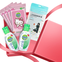 滴露防疫礼包(HK湿巾10片*4+免洗松木50*2+口罩1包)轻便携带