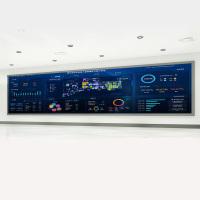 洛菲特 P2室内全彩显示屏 LED小间距 广告屏幕 视频会议室 无缝拼接 安防监控大屏幕0.5m²整包套装