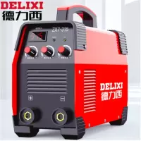 德力西电焊机家用220v小型逆变直流便携式工业焊机全套接好6米线