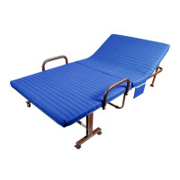 三极 TP1015 海绵垫折叠床滑轮移动 190*70*42cm 蓝色(LX)