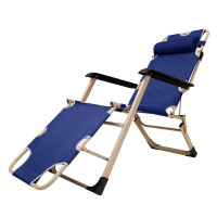 三极 TP1006 折叠躺椅午休床 178*66*32cm 藏青色(LX)