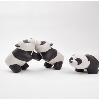 太子家居网红大熊猫换鞋凳(颜色随机) 网红大熊猫换鞋凳(颜色随机) 单沙发