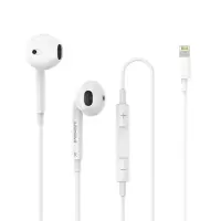 品胜苹果手机耳机Lightning/闪电接头EarPods适用iPhone14/13/12/11/xs有线耳机线控