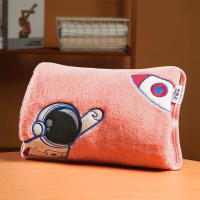 小窝厘 恒奥 充电暖水袋 卡通 宇宙人 粉色